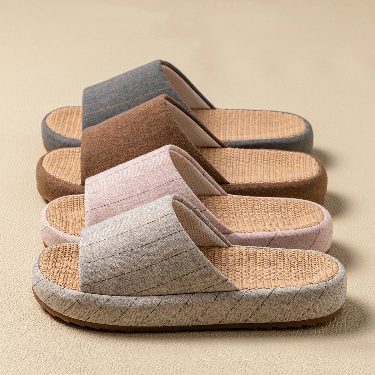 Men'S Shoes To Women'S - Summer Women Home Slippers Linen Summer