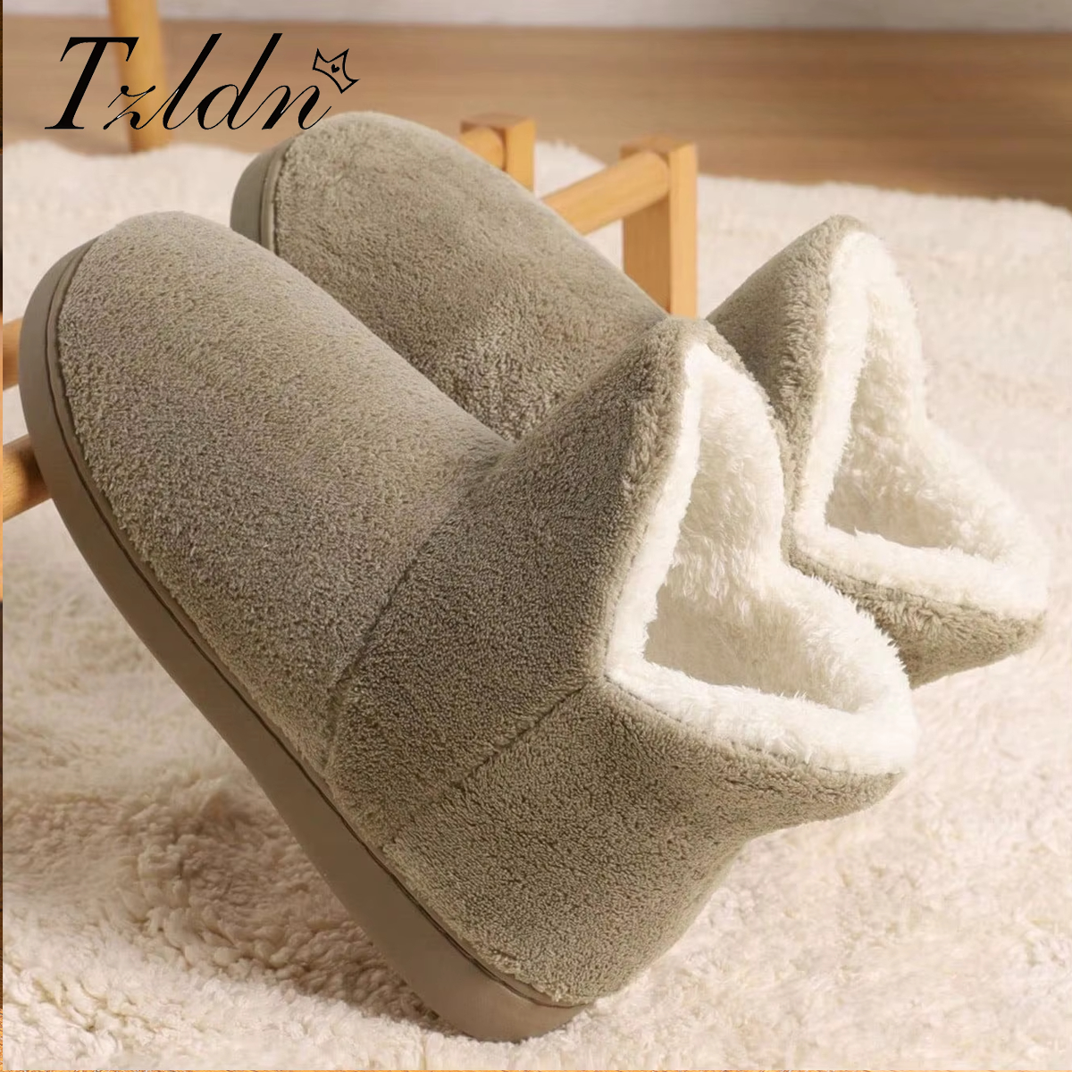 Winter Boot Insulated - TZLDN Winter Warm Shoes Woman Men