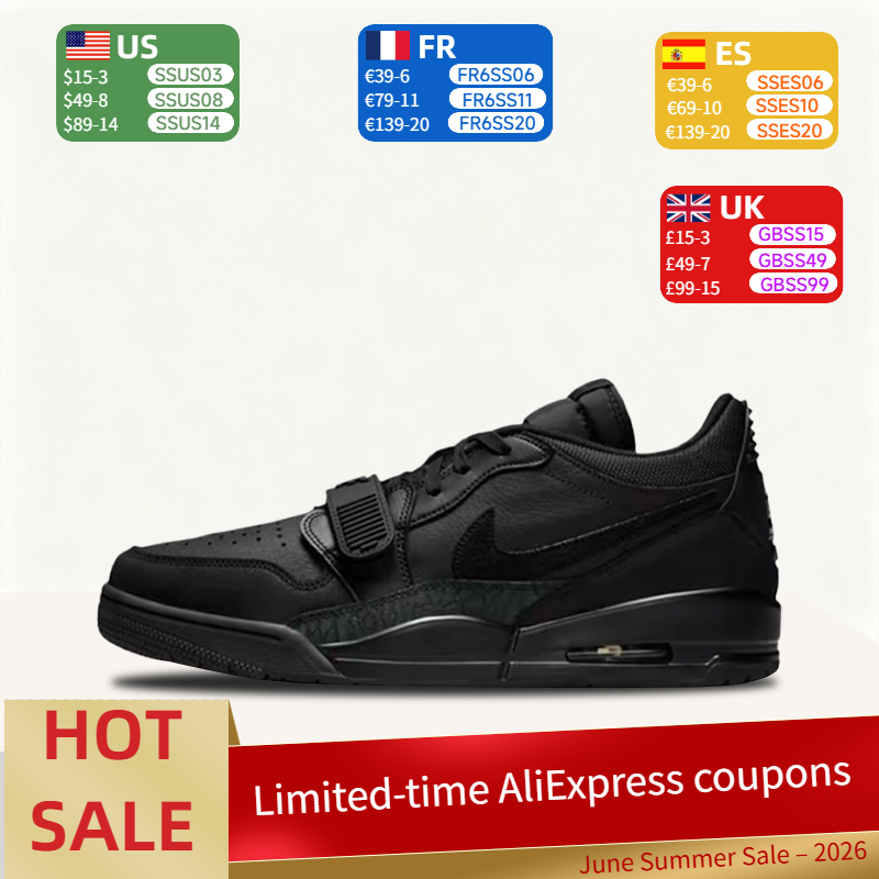 Men'S Shoes Nike Black - Nike Jordan Legacy 312 Black Knight