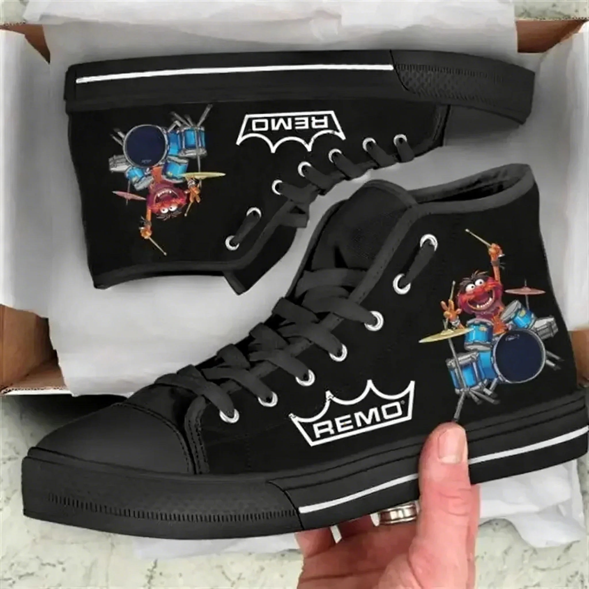 Canvas Sneaker High - Hot Cool Fashion Pop Funny New