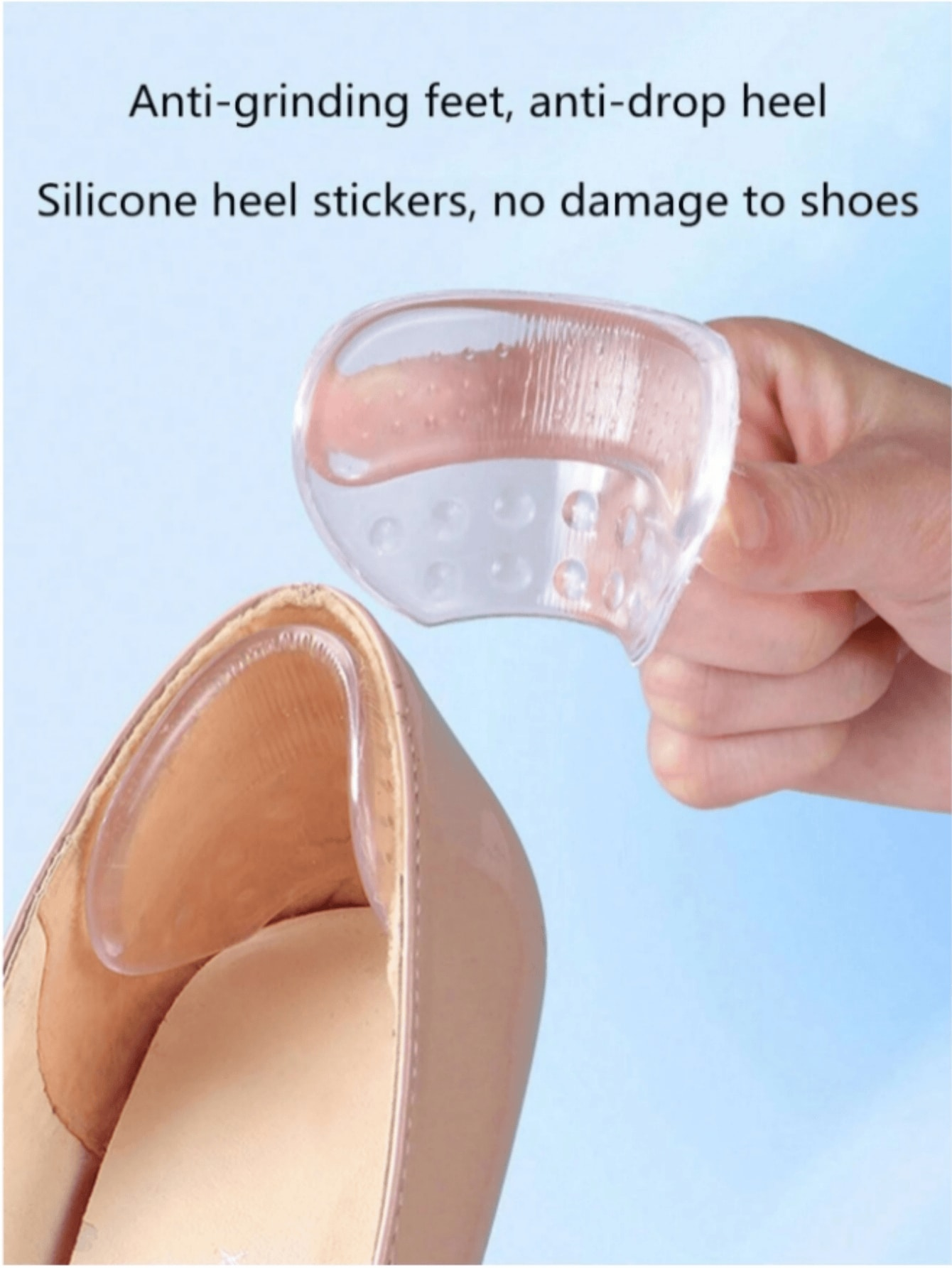 Men Shoes Outlet - 1Pair Heels Grips Silicone Heel Stickers