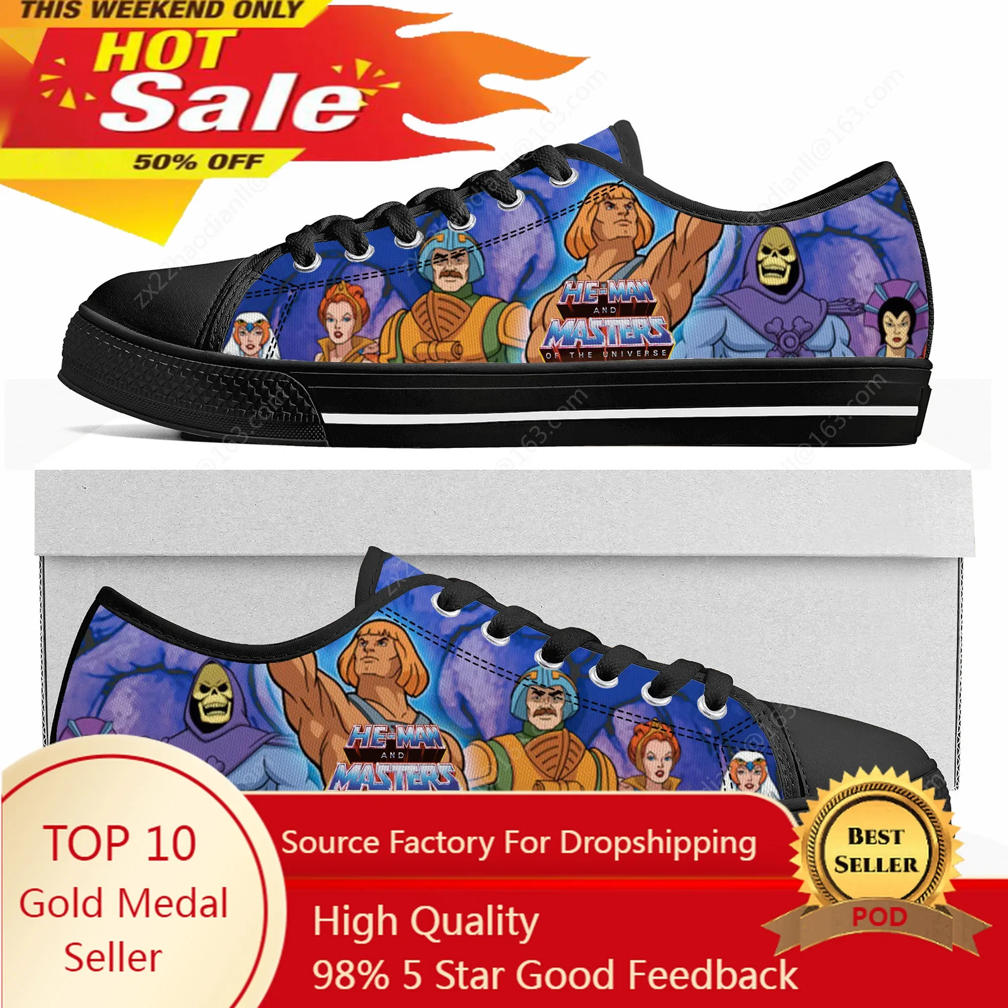 Canvas Sneaker High - He-Man Masters Of The Universe Low