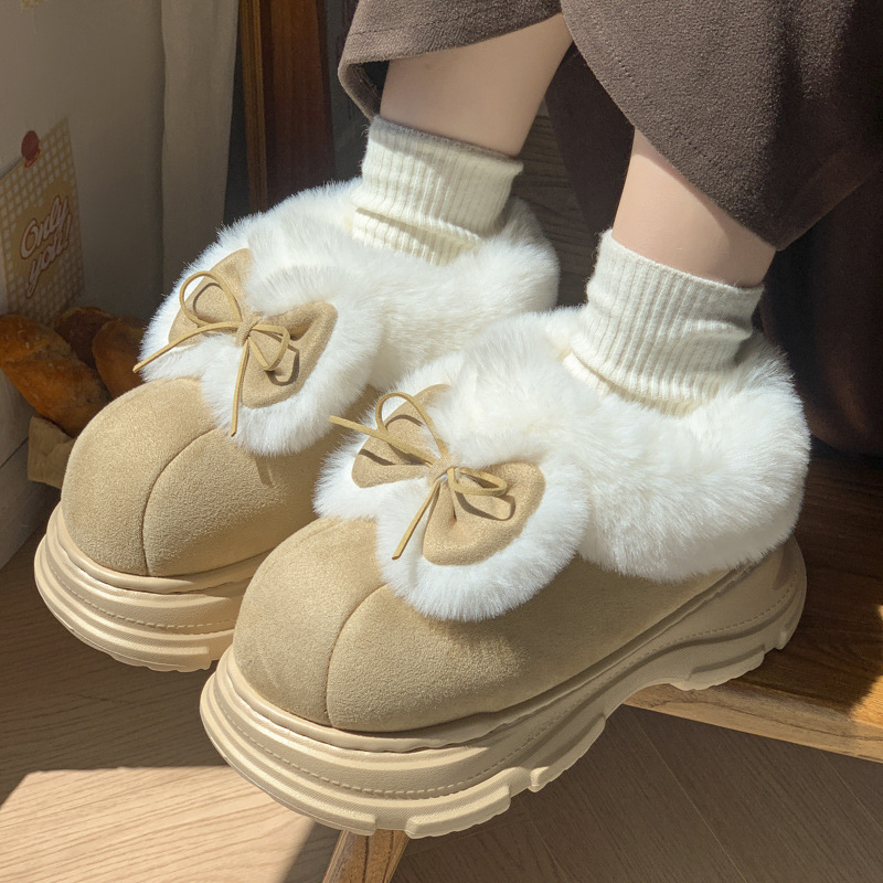 Warm Faux Fur Fluffy Slippers  - огляд і ціна Winter Boot Insulated