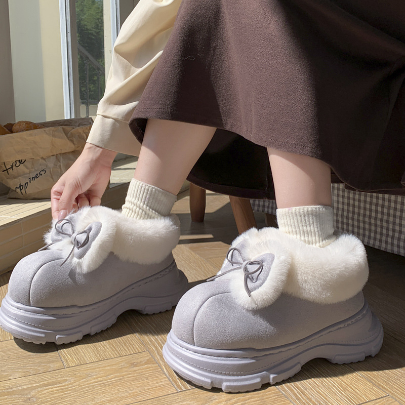 Warm Faux Fur Fluffy Slippers  - огляд і ціна Winter Boot Insulated