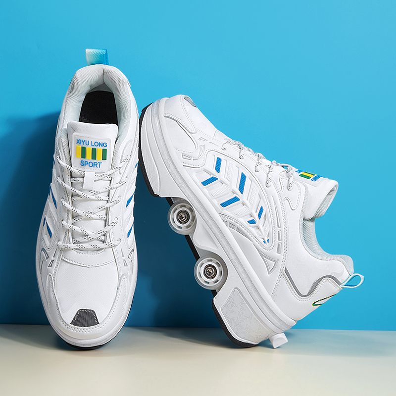 4 Wheels Retractable Roller Sk - огляд і ціна Men'S Shoes To Women'S