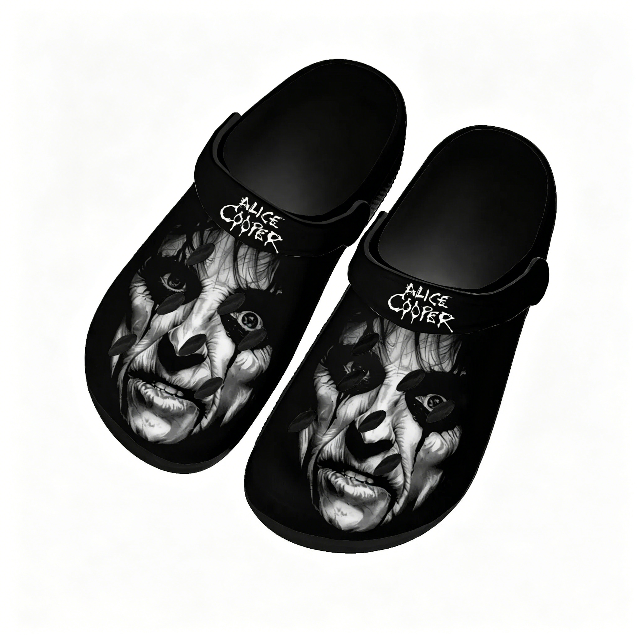 Hot Alice Cooper Horror Water  - огляд і ціна Men Shoes Black