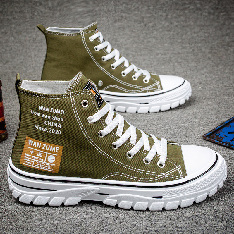 New shoes for man High Top Can - огляд і ціна Canvas Sneaker High