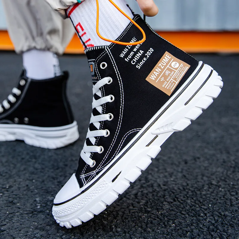 New shoes for man High Top Can - огляд і ціна Canvas Sneaker High