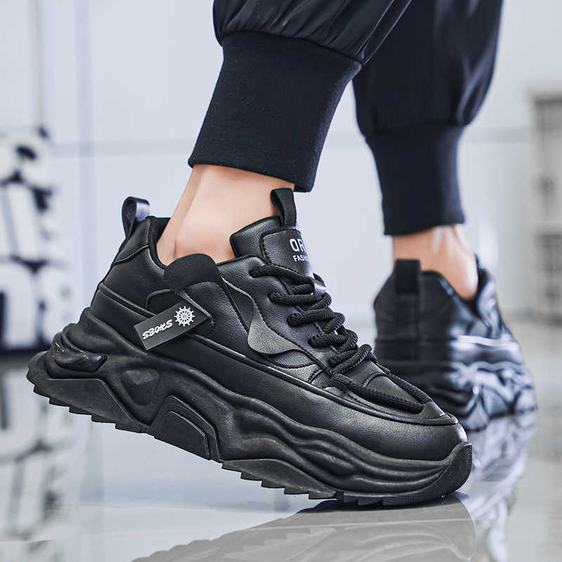 Black Platforme Tennis Man Spo - огляд і ціна Men Shoes Black