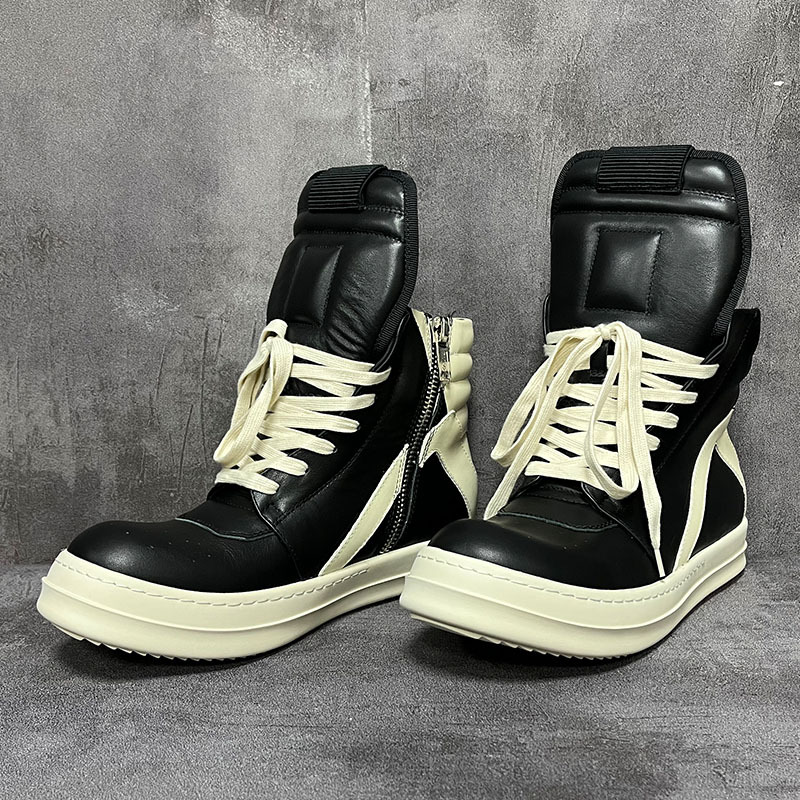 Men‘s High Top Shoes Women Lea - огляд і ціна Men Shoes Marks