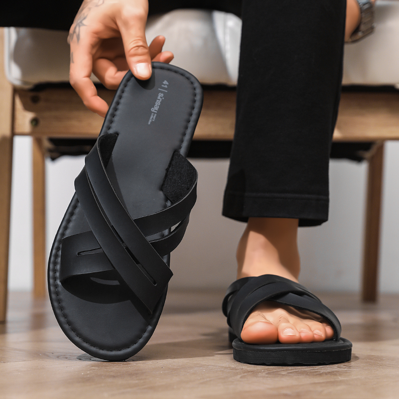 Men's Flat Bottom Sandals Casu - огляд і ціна Men Shoes Marks