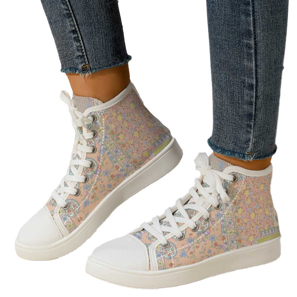 Women's Vintage Ditsy Floral P - огляд і ціна Canvas Sneaker High