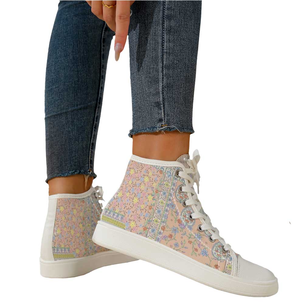 Women's Vintage Ditsy Floral P - огляд і ціна Canvas Sneaker High