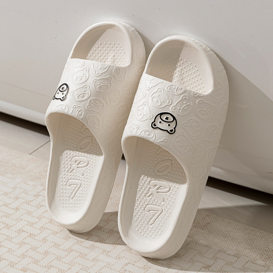 Printting Cute Bear Women Slip - огляд і ціна Men'S Shoes To Women'S