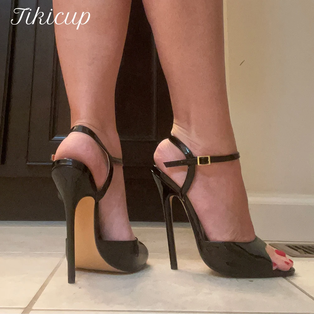 Tikicup Plus Size Summer Sexy  - огляд і ціна Men Shoes Black