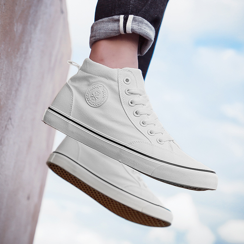 Classic Men Canvas Shoes Sprin - огляд і ціна Men Shoes White Colour