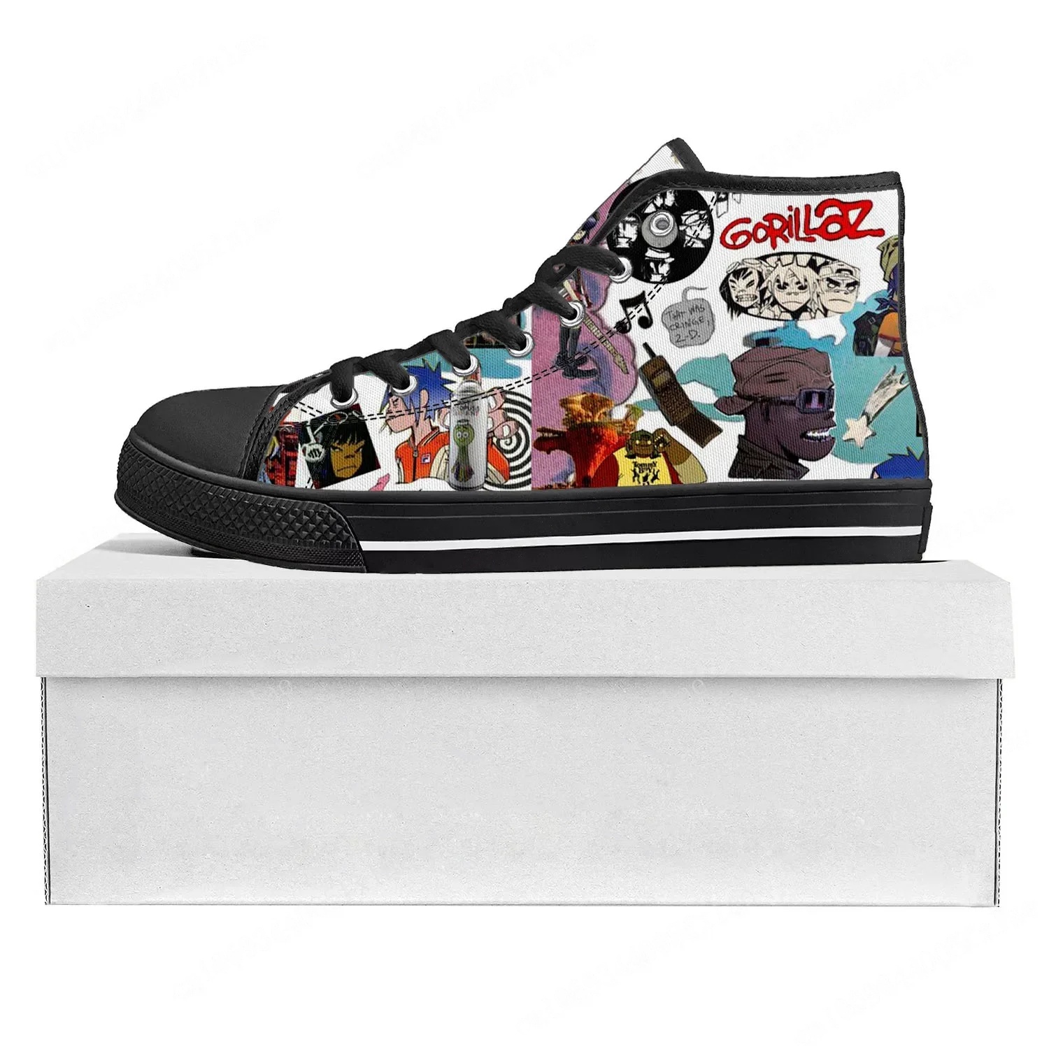 Gorillaz Band High Top High Qu - огляд і ціна Canvas Sneaker High