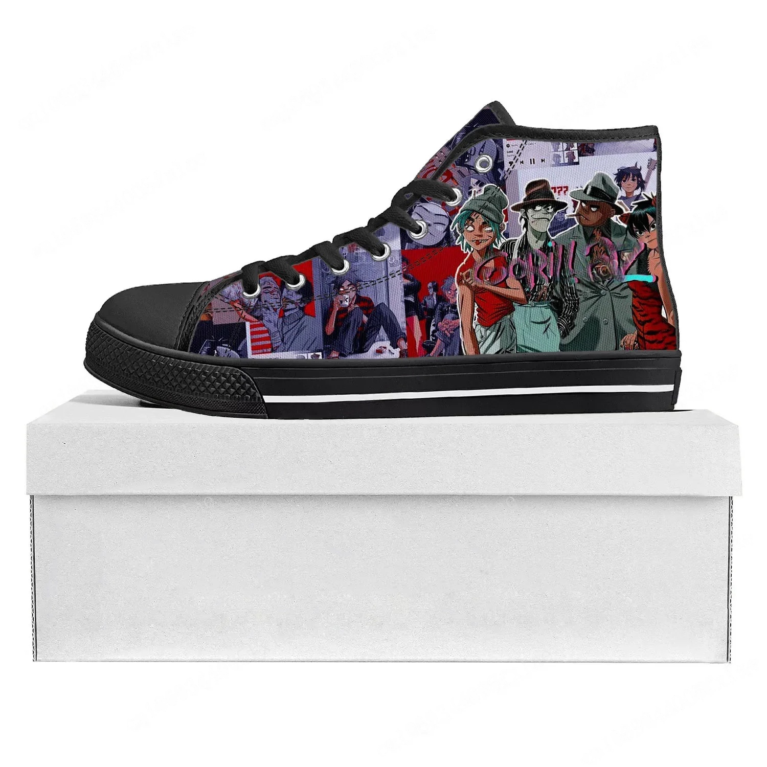 Gorillaz Band High Top High Qu - огляд і ціна Canvas Sneaker High