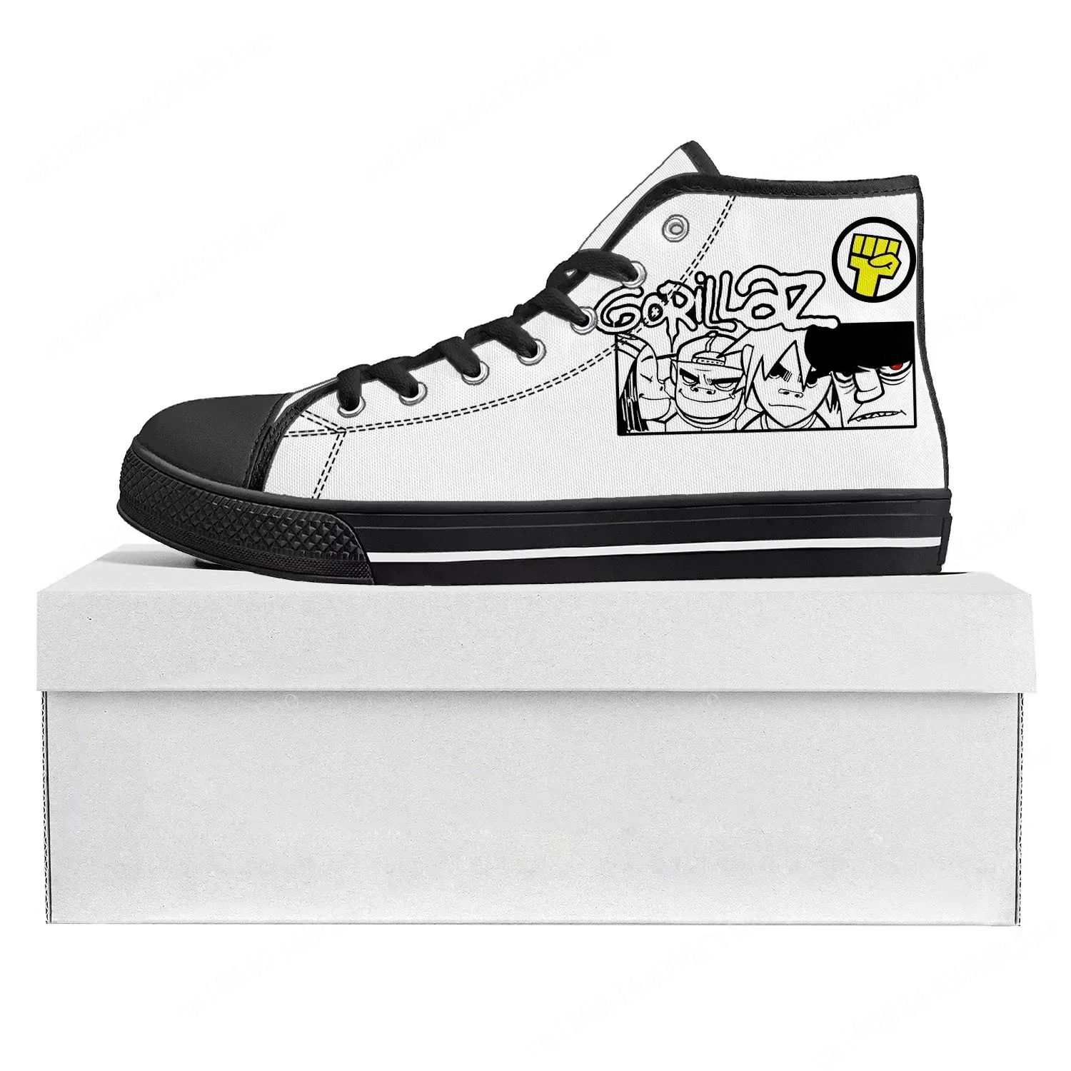 Gorillaz Band High Top High Qu - огляд і ціна Canvas Sneaker High
