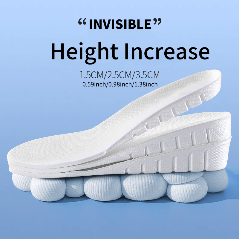 1 Pair New 1.5-3.5cm White Inv - огляд і ціна Men Shoes Outlet