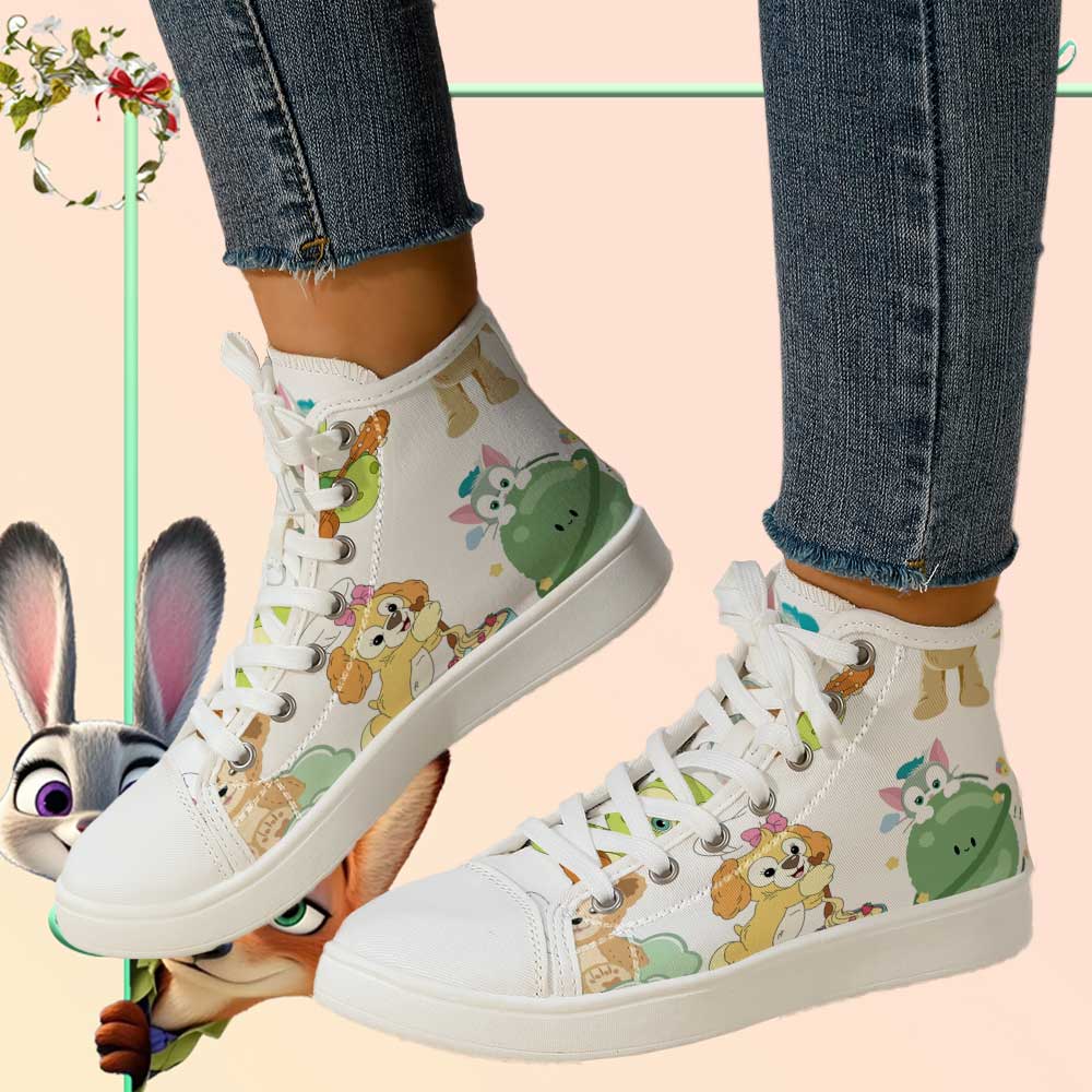 Disney Duffy & Friends High To - огляд і ціна Canvas Sneaker High