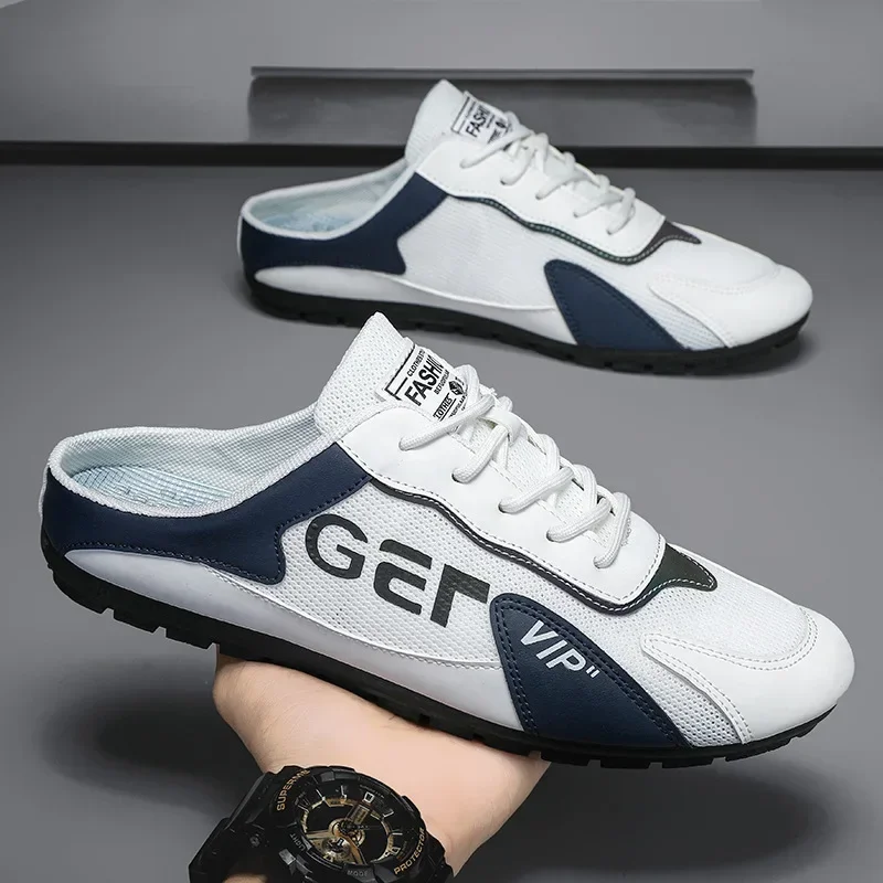 Men Slippers Trend Baotou Shoe - огляд і ціна Men Shoes Marks