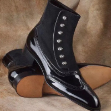 Men's Leather Suede Chelsea Bo - огляд і ціна Men Shoes Marks