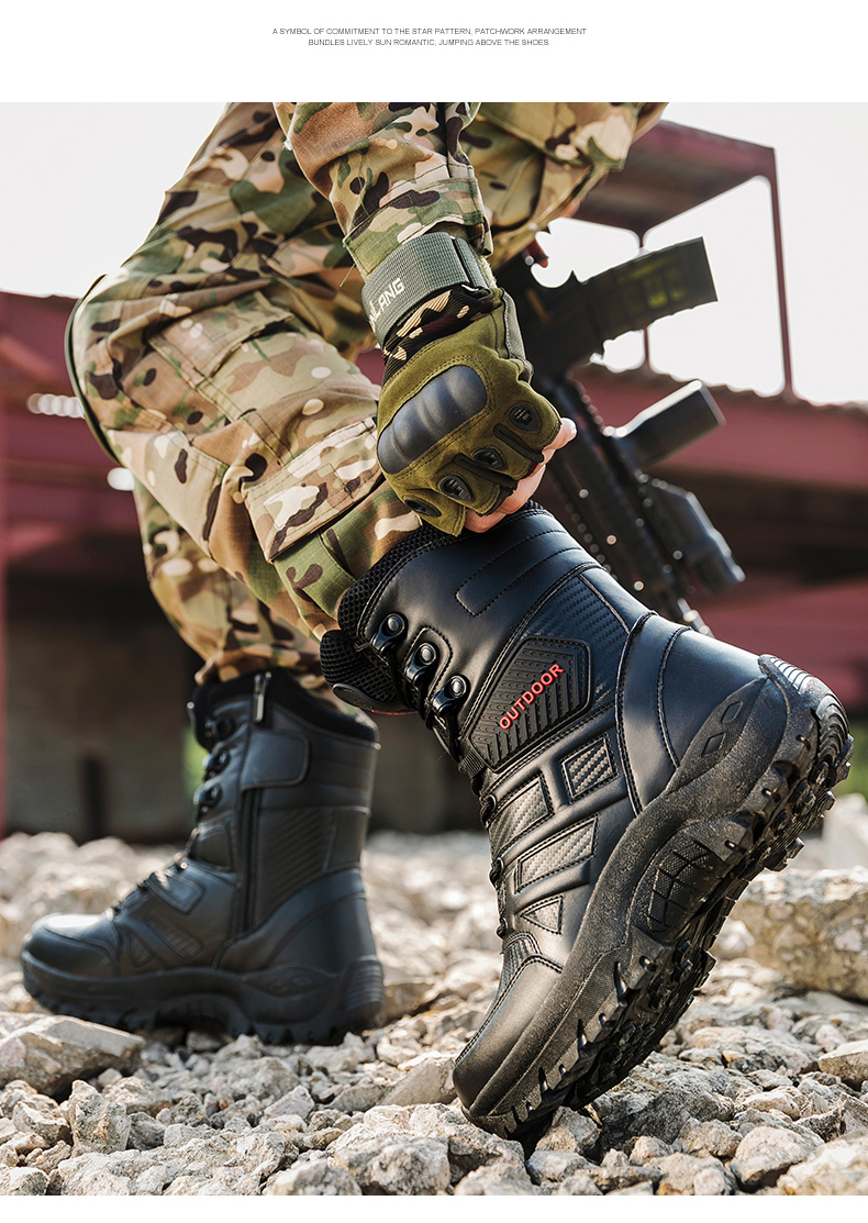Botas Outdoor Men Boots High T - огляд і ціна Men'S Training Shoes