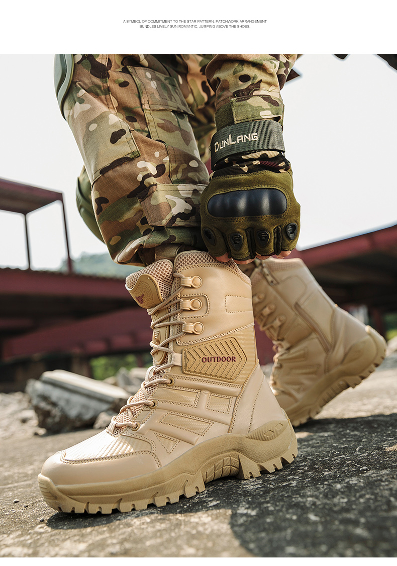Botas Outdoor Men Boots High T - огляд і ціна Men'S Training Shoes