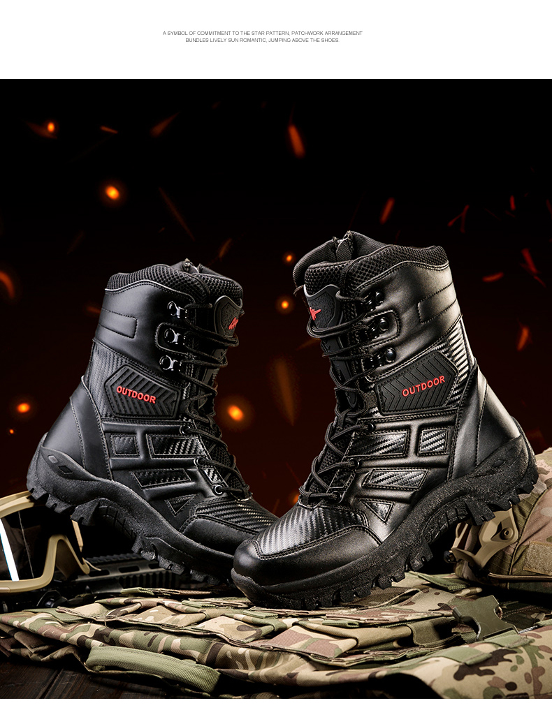 Botas Outdoor Men Boots High T - огляд і ціна Men'S Training Shoes