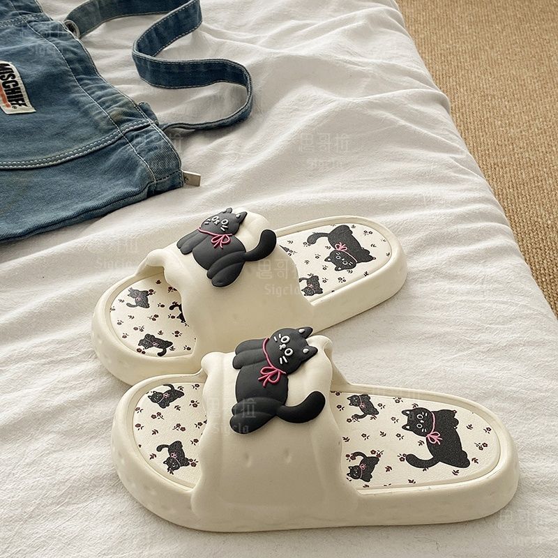 Printting Cute Bear Women Slip - огляд і ціна Men'S Shoes To Women'S