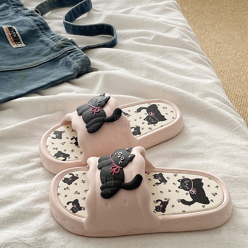 Printting Cute Bear Women Slip - огляд і ціна Men'S Shoes To Women'S