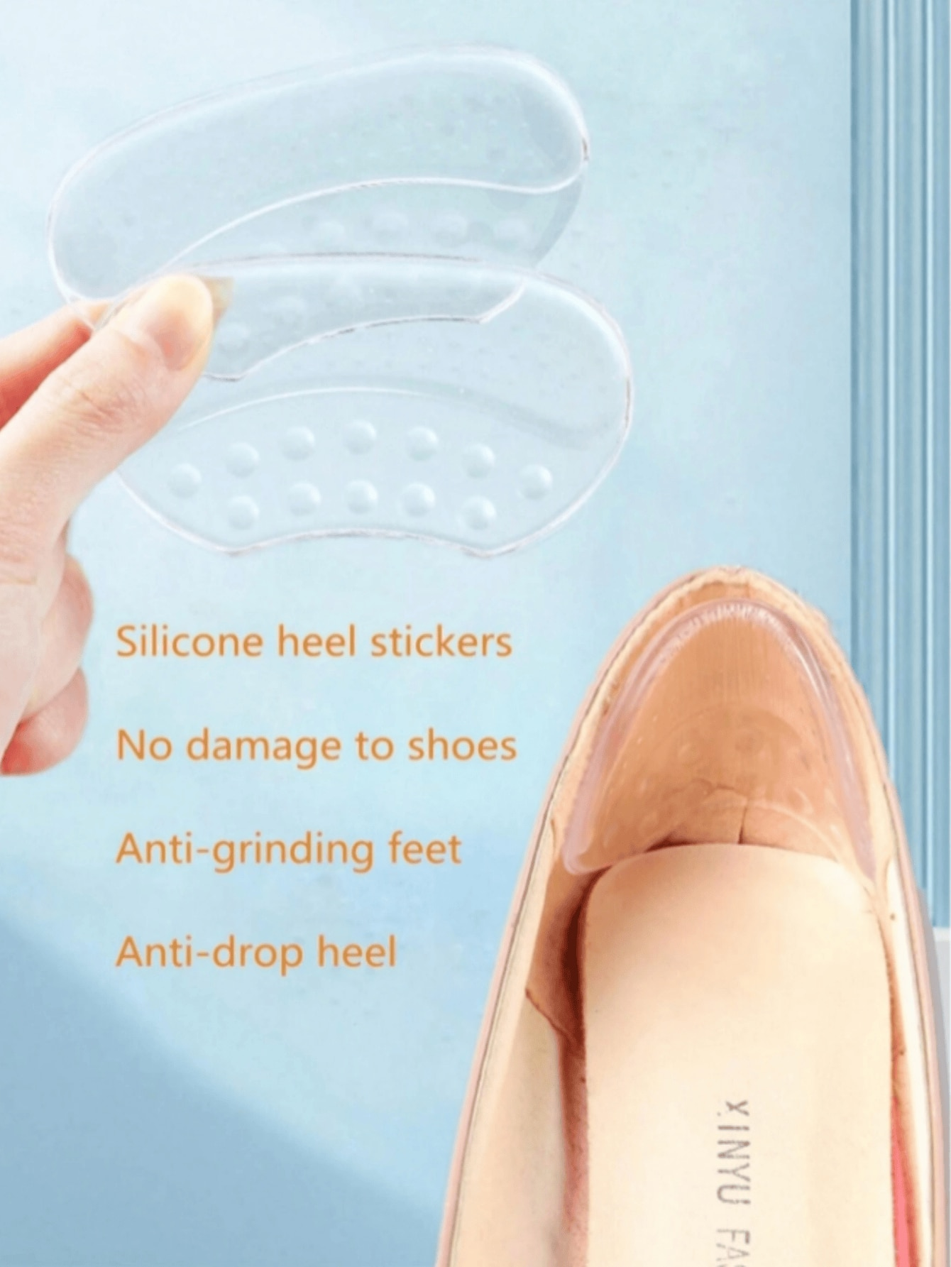 1Pair Heels Grips Silicone Hee - огляд і ціна Men Shoes Outlet