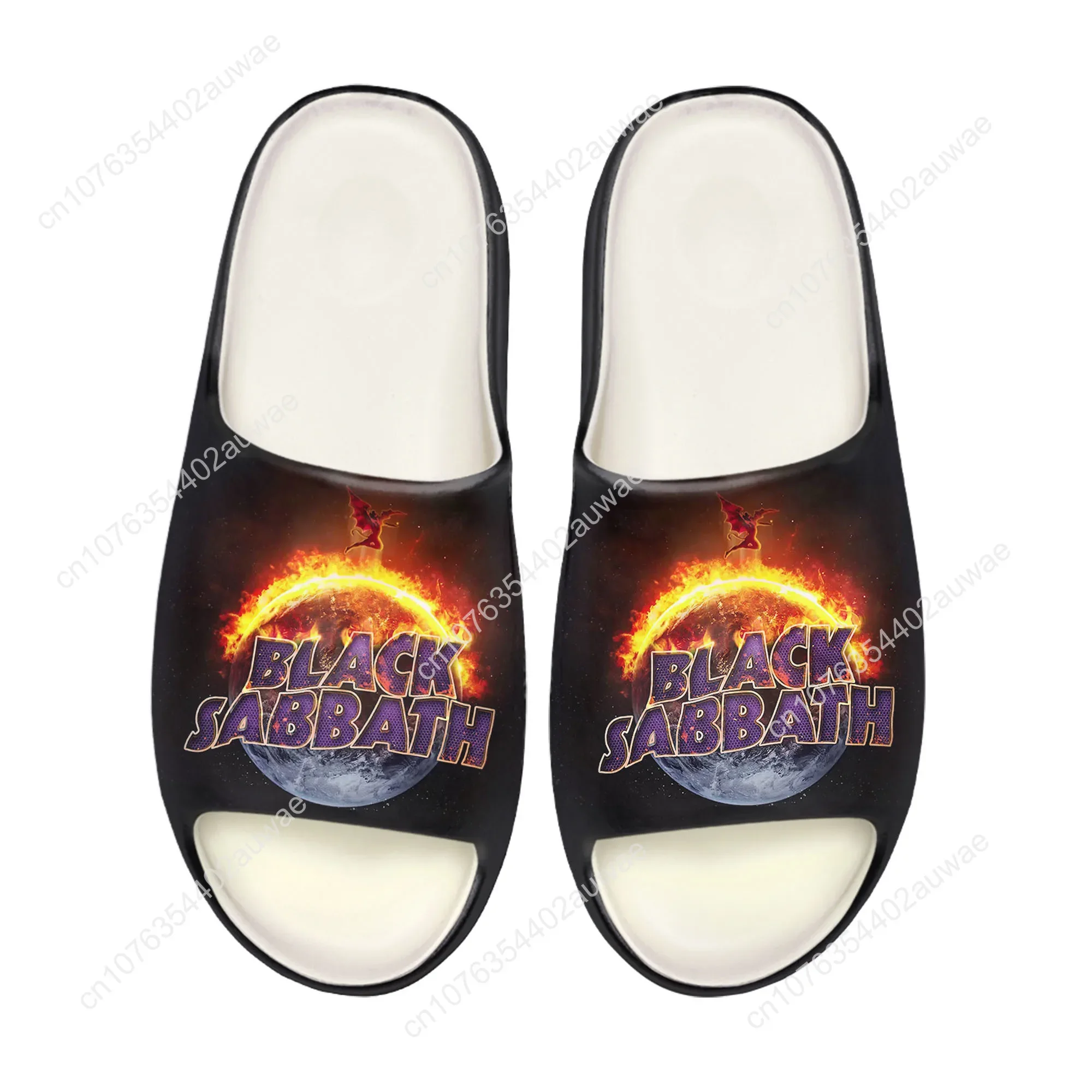 Black Heavy Metal Band Sabbath - огляд і ціна Men Shoes Black