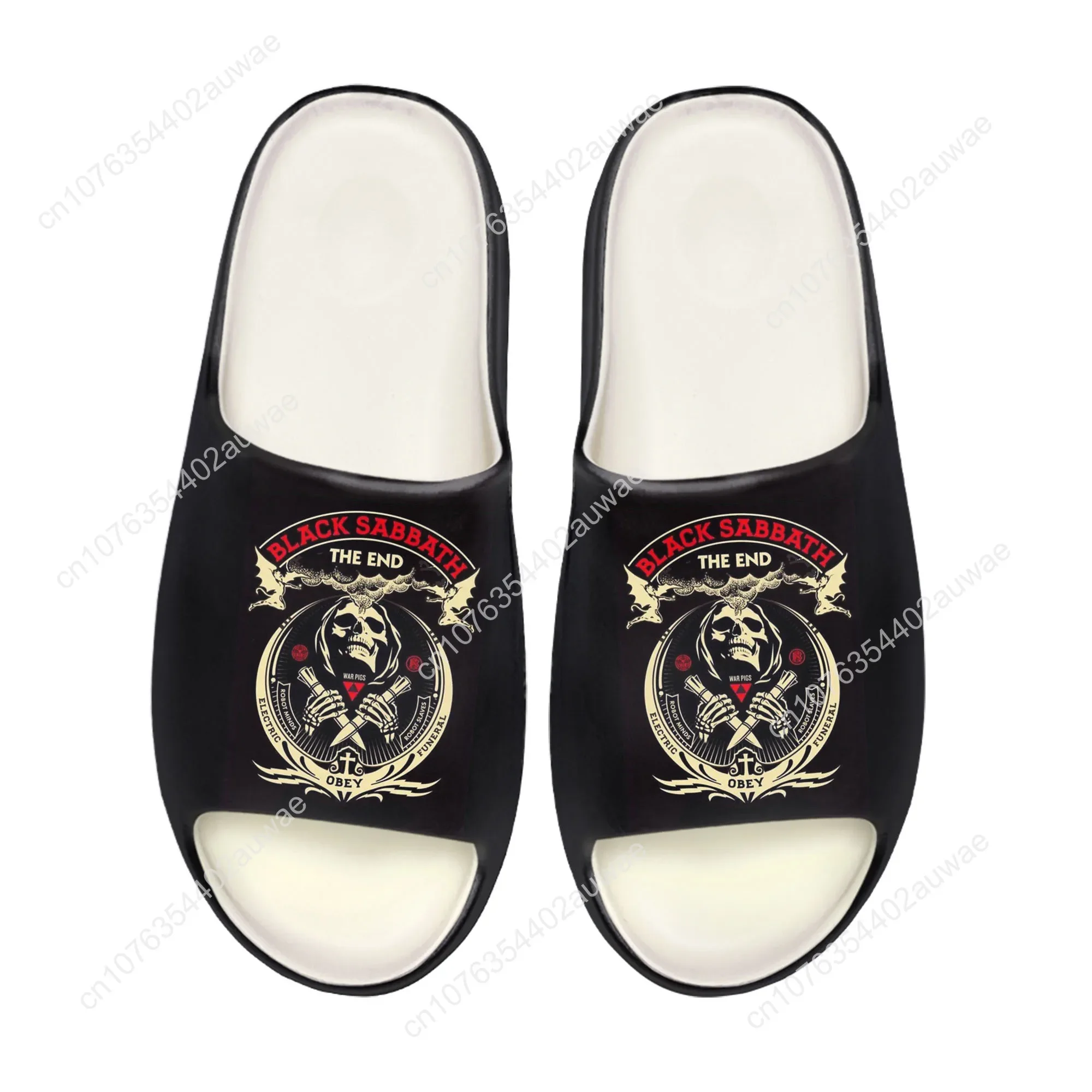 Black Heavy Metal Band Sabbath - огляд і ціна Men Shoes Black