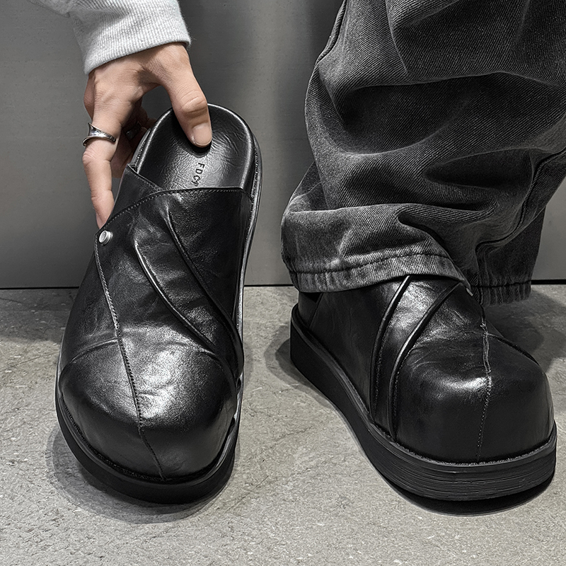 New Trendy Fashionable Men Lea - огляд і ціна Men Shoes Black