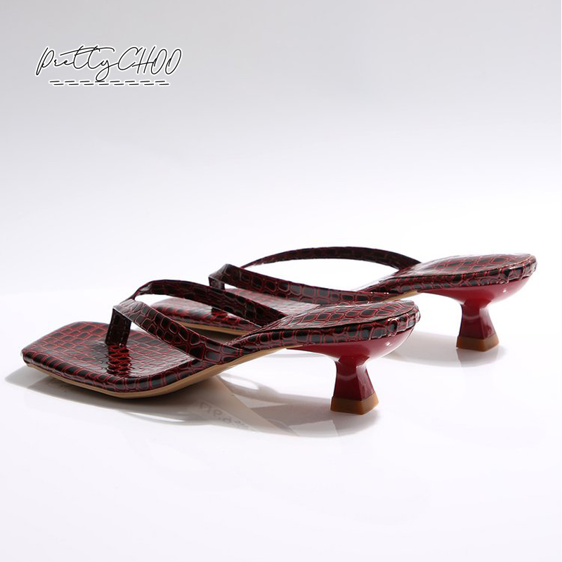 Crocodile Print Kitten Heel Fl - огляд і ціна Men'S Shoes To Women'S